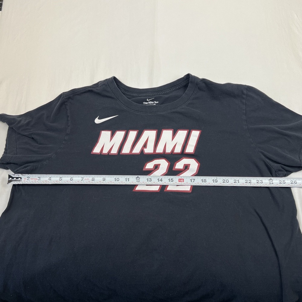 Nike Miami Heat Jimmy Butler 22 NBA T-Shirt Mens XXL Black Short Sleeve Tee - Picture 7 of 7